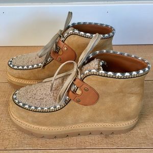 See by Chloe Suede & Shearling Boots